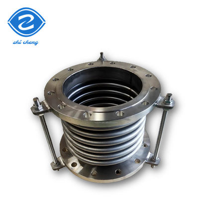 304 316 วาคิวัม ไท Dn50 100 200 โลหะยาง โลหะลวดชนิด Flange โลหะลวด การขยายต่อ corrugated
