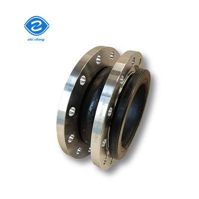 รอบหัวรหัส EPDM วัสดุยางยืดหยุ่น Dn150 การเชื่อมต่อ Flange Pn16 การขยายข้อ