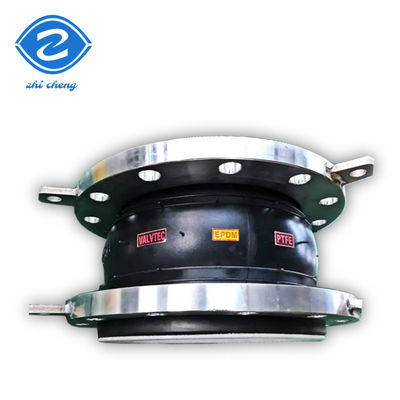 Pn16pn10 โลหะคาร์บอน Flange คอมพนเซนเตอร์ยาง Expansion Joint กับ Epoxy ยางกลม