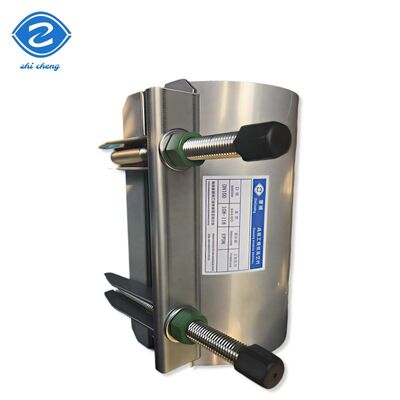 แคลมปรับปรับท่อเหล็กไร้สแตนเลสเบาที่มีการติดตั้งง่ายสําหรับการซ่อมแซมรั่ว