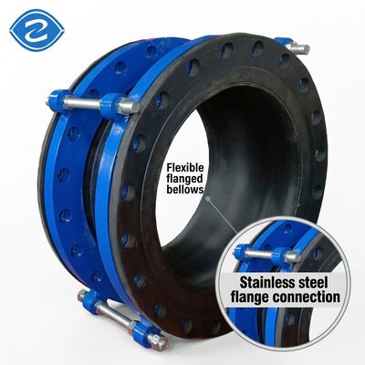 หลังคายาง Flanged เต็มที่ปิดปลาย Roof ยืดหยุ่น Epdm Single Sphere